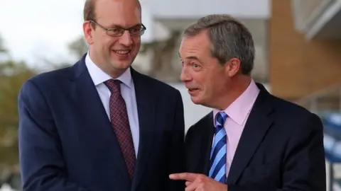 PA Mark Reckless and Nigel Farage