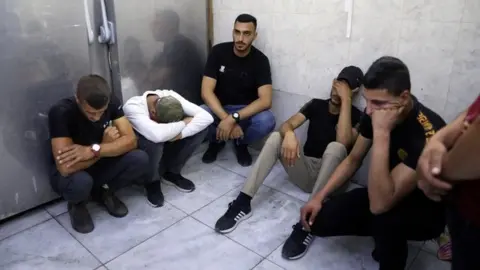 EPA-EFE Palestinians mourn 17-year-old Uday Salah killed during an Israeli arrest operation in Jenin in September