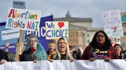 AFP/Getty Pro choice protest