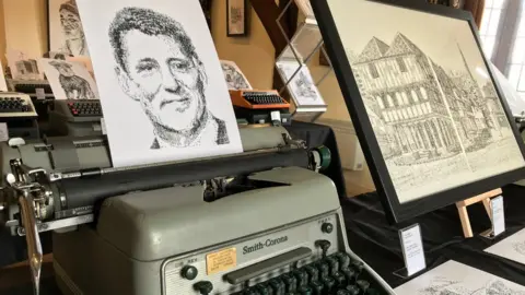 James Cook Typewriter art