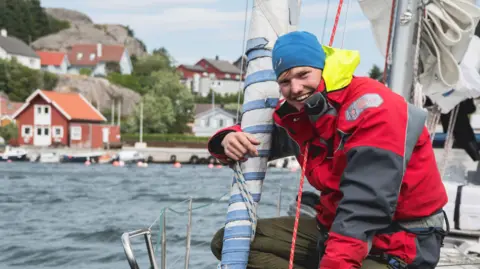 Sigurd Gautun/Natur og Ungdom Thor Due on a Nature and Youth expedition to Bear Island, Norway in 2018