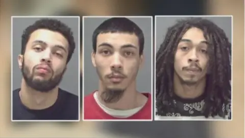 Suffolk Constabulary Daniel Sang, Darrale Sang and Miles Barret