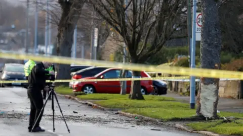 Reuters The crash scene in Leeds