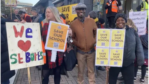 BBC Brighton school closure march