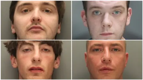 Merseyside Police Karl Corson, Ryan Smith, Jack Higgins, Patrick Moogan,