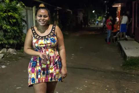 Encarni Pindado Keilin already left on one caravan but turned back when she was told she had little chance of getting asylum in the US