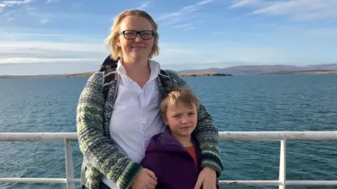 Bekki Christian Bekki Christian with her son Edward Mills