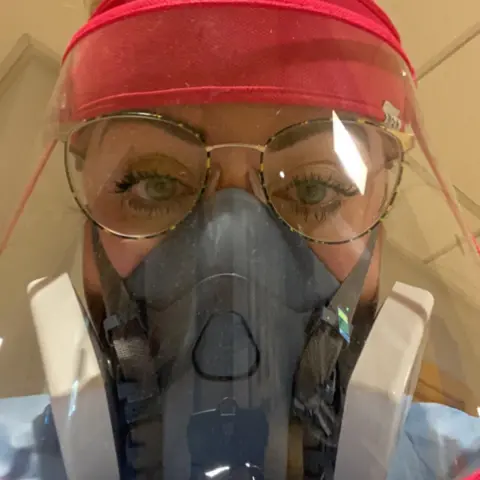 Becky Aird Becky Aird in PPE