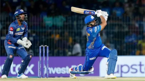 AFP Rohit Sharma of Mumbai Indians bats during the IPL Eliminator match between Lucknow Super Giants and Mumbai Indians at MA Chidambaram Stadium on May 24, 2023 in Chennai, India. (
