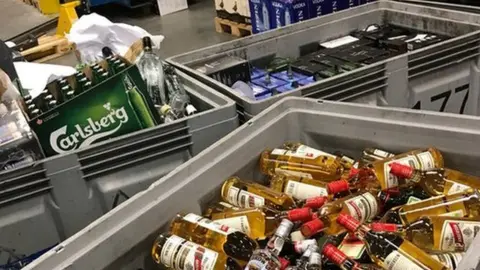 Alkohol blir ofte beslaglagt ved norskegrensen