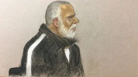 Julia Quenzler A court sketch of Piran Ditta Khan