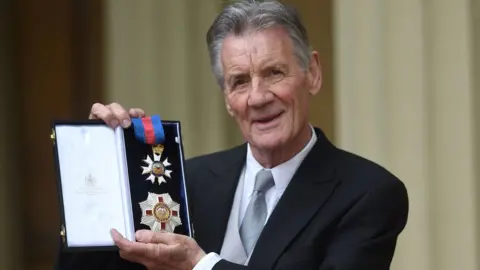 PA Michael Palin after receiving his knighthood