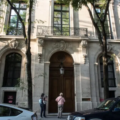 Getty Images The accuser says Epstein's home was close to her school