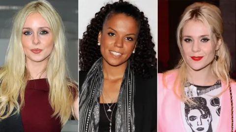 Getty Images Diana Vickers, Ms Dynamite and Kate Nash