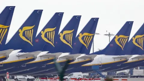 PA Media Ryanair planes