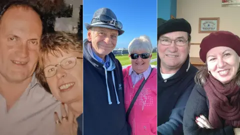 Family handout Some of the victims of the Haut de Mont explosion