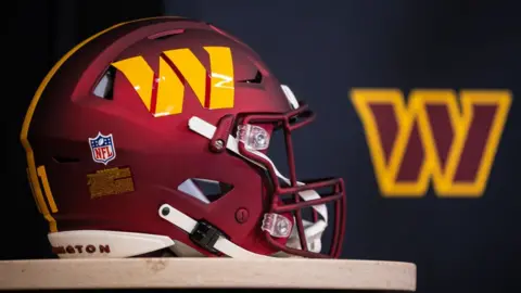 Getty Images Commanders helmet