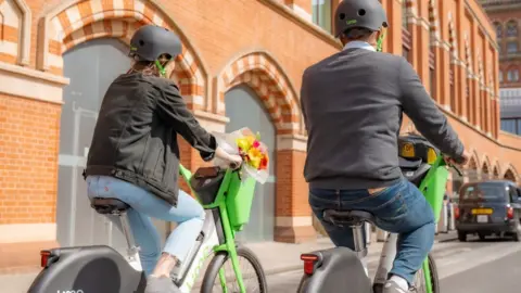 Lime The e-bikes