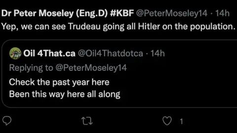 Twitter Dr Peter Moseley tweet