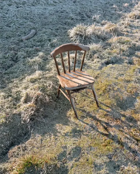 Harry George Hall A chair amid the ice