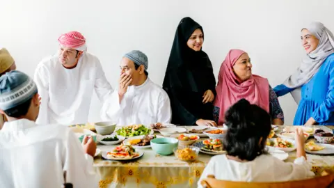 Getty Images Middle Eastern Suhoor or Iftar meal - stock photo