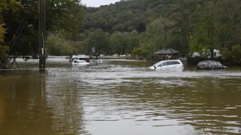 Jeremy Rundle Flooding at Llandysul