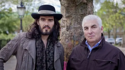 BBC Russell Brand and Mitch Winehouse