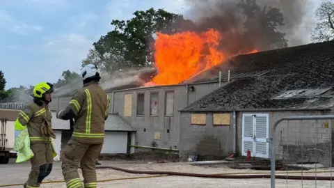 Nottinghamshire Fire and Rescue Service Bramcote fire