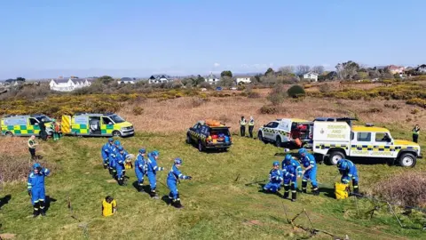 Mumbles Coastguard Rescue teams