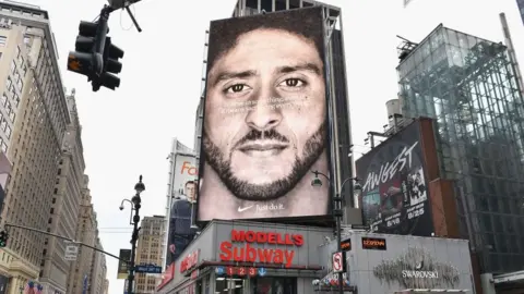 Getty Images Colin Kaepernick sign