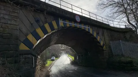 East Midlands Railway Matlock Road bridge, South Wingfield, Derbyshire