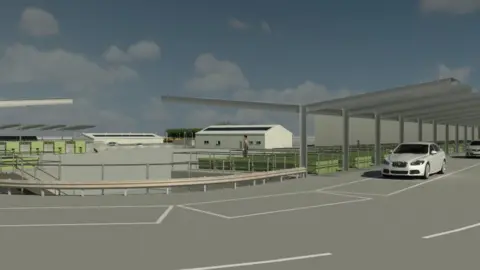 Walsall Council Artist's impression of the tip