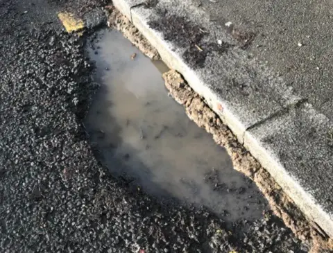 Paras Jethwa Pothole in Reigate