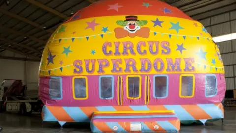 Essex Police Bouncy castle