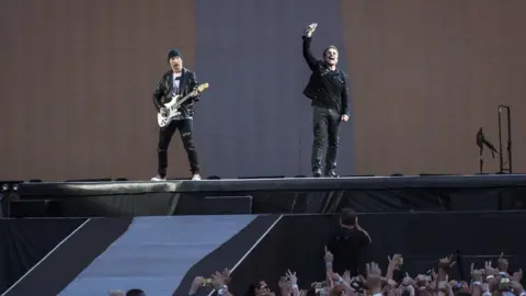 Getty Images U2 in Twickenham