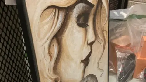 Terry Bradley artwork seized by police