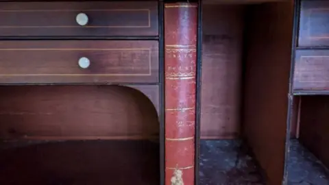 Temple Newsam House Secret compartment disguised as a book
