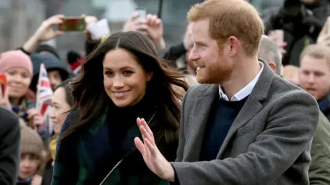 Reuters Duke and Duchess of Sussex in Edinburgh in 2018