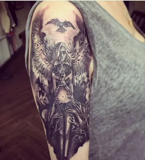 Large Scale Tattoos - Queen's Gambit Tattoo
