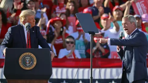 Getty Images Donald Trump and Nigel Farage