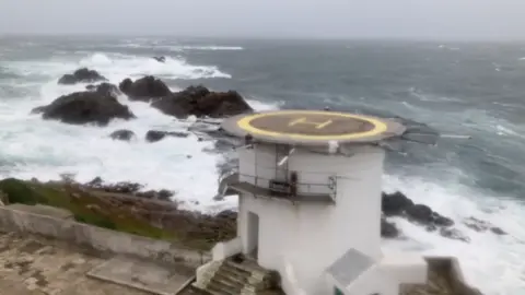 Jamie Ash The view from the Les Casquets tower