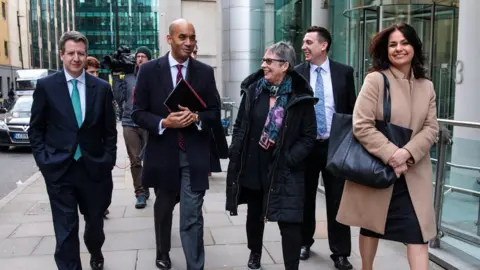 Getty Images Some members of The Independent Group