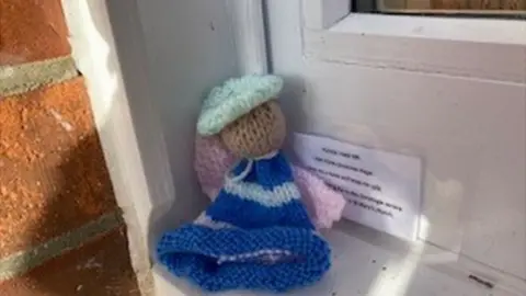 St Mary's Church knitted angels