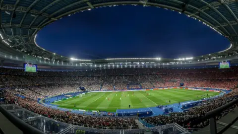 Getty Images A general view shot of the Stade de France, the venue of the Champions League Final