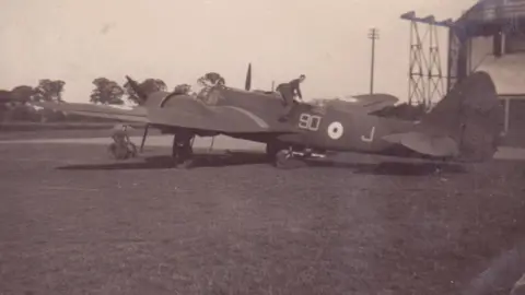 Yorkshire Water Image of Blenheim bomber