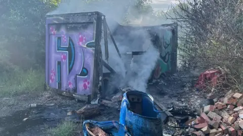 Tyne and Wear Fire and Rescue Service Fire at Gateshead Stadium