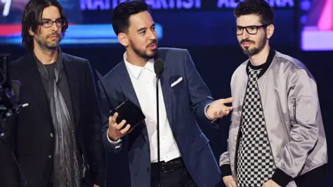 Getty Images Linkin Park at the American Music Awards 2017