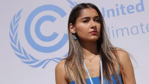 Getty Images Sophia Kianni, 20, is an advisor to the UN Secretary General on climate
