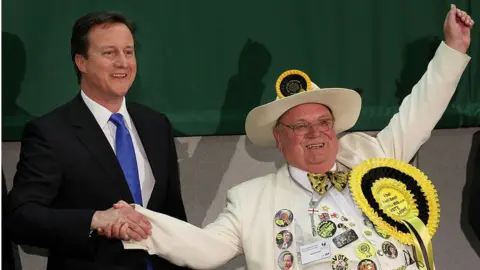 Getty Images David Cameron and Howling Laud Hope