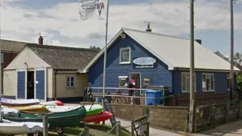 Image of sailing school buildings